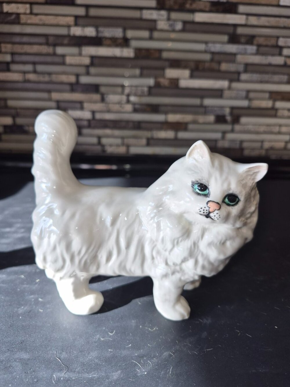 Vintage Beswich White Persian Kitten